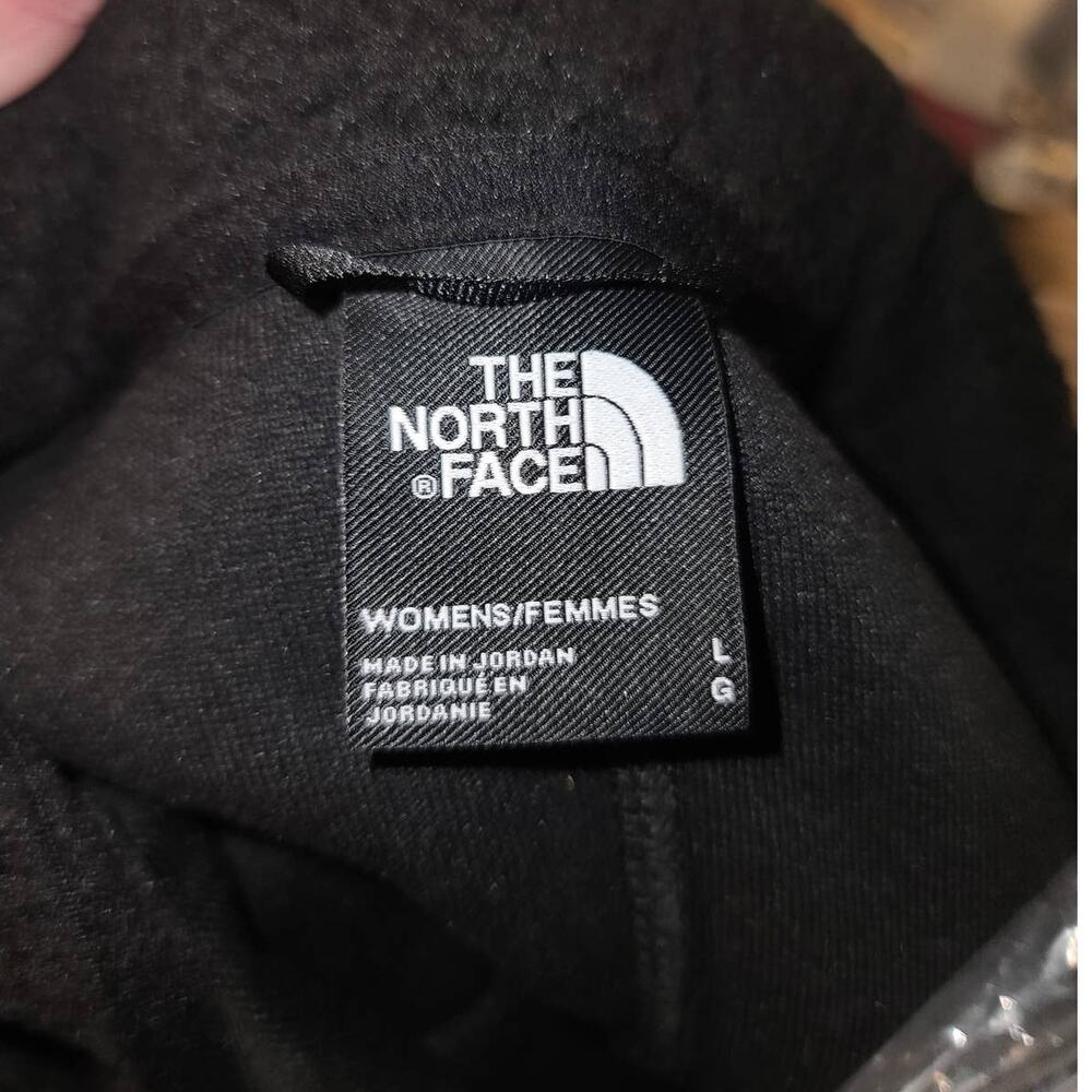 NEW The North Face TNF Cropped Fleece 1/4 Zip Jacket - LARGE - black - LARGE - Picture 5 of 7
